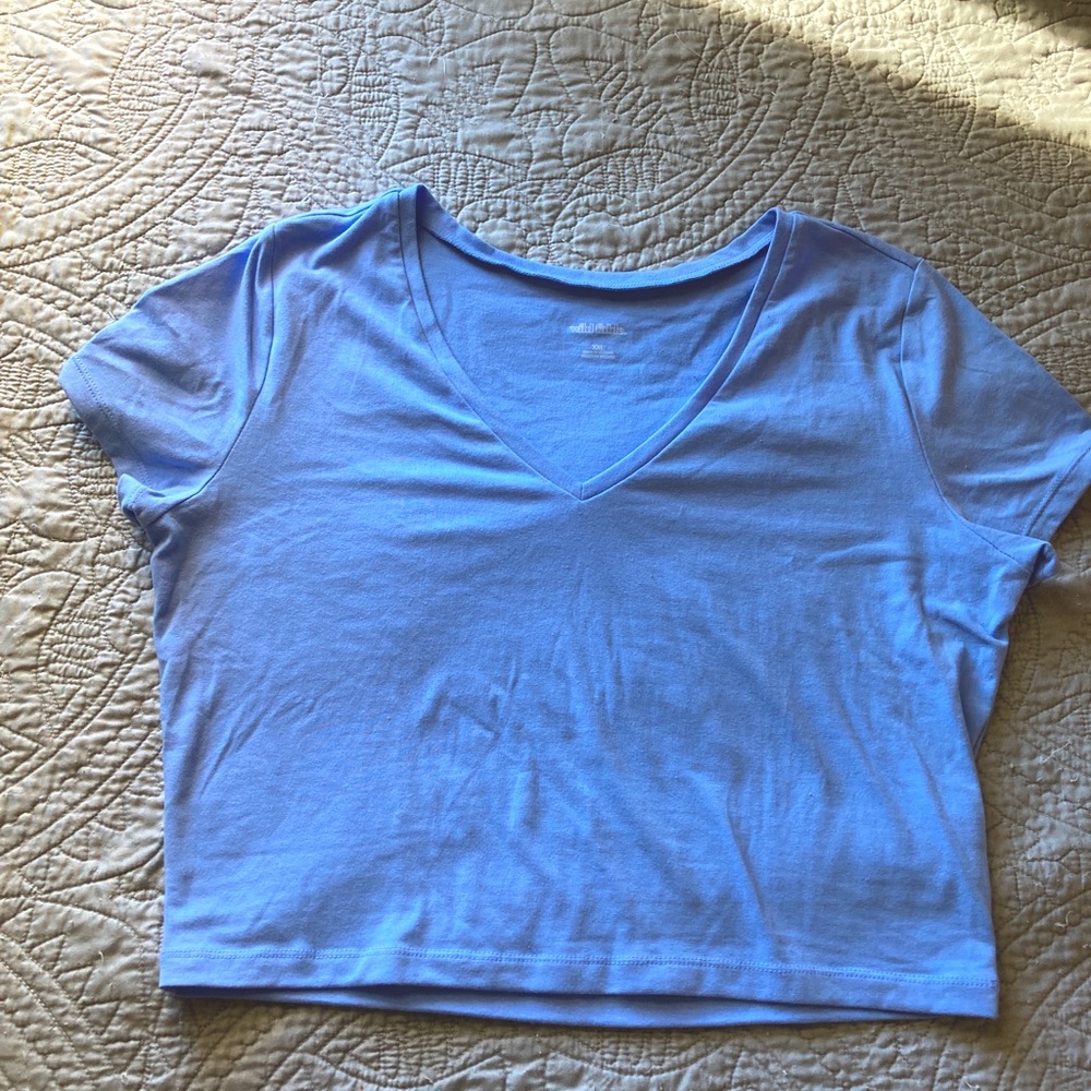 Wild Fable crop top, sky blue, XXL